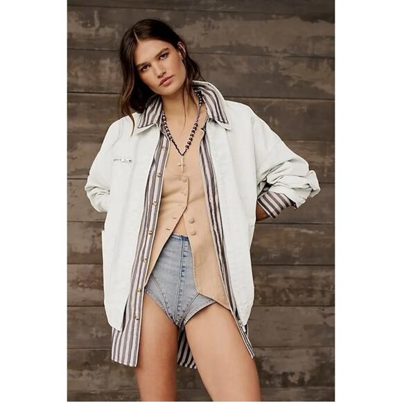 Free People Ariana Ost Easy Does It Pearl Cross Strand Necklace Bohemian Beach - Picture 14 of 16